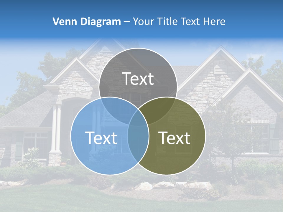 Beautiful Home In A New Development. Great For Real Estate Websites Or Ads. PowerPoint Template
