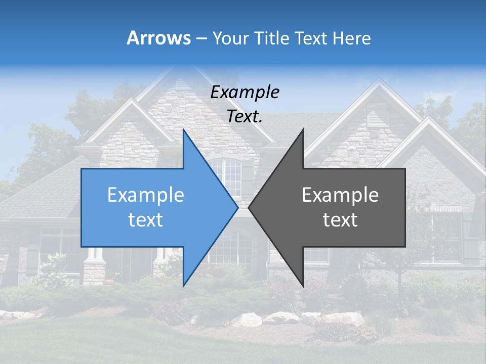 Beautiful Home In A New Development. Great For Real Estate Websites Or Ads. PowerPoint Template