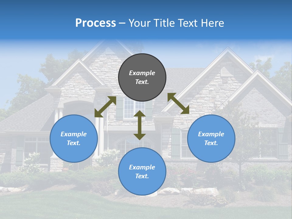 Beautiful Home In A New Development. Great For Real Estate Websites Or Ads. PowerPoint Template
