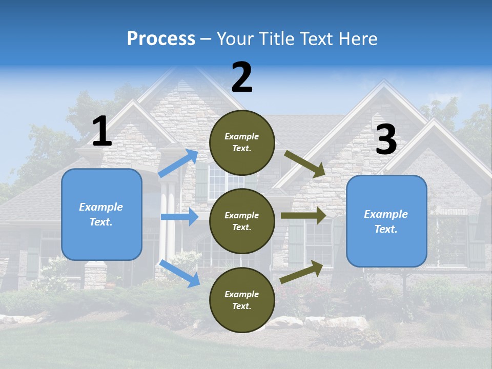 Beautiful Home In A New Development. Great For Real Estate Websites Or Ads. PowerPoint Template