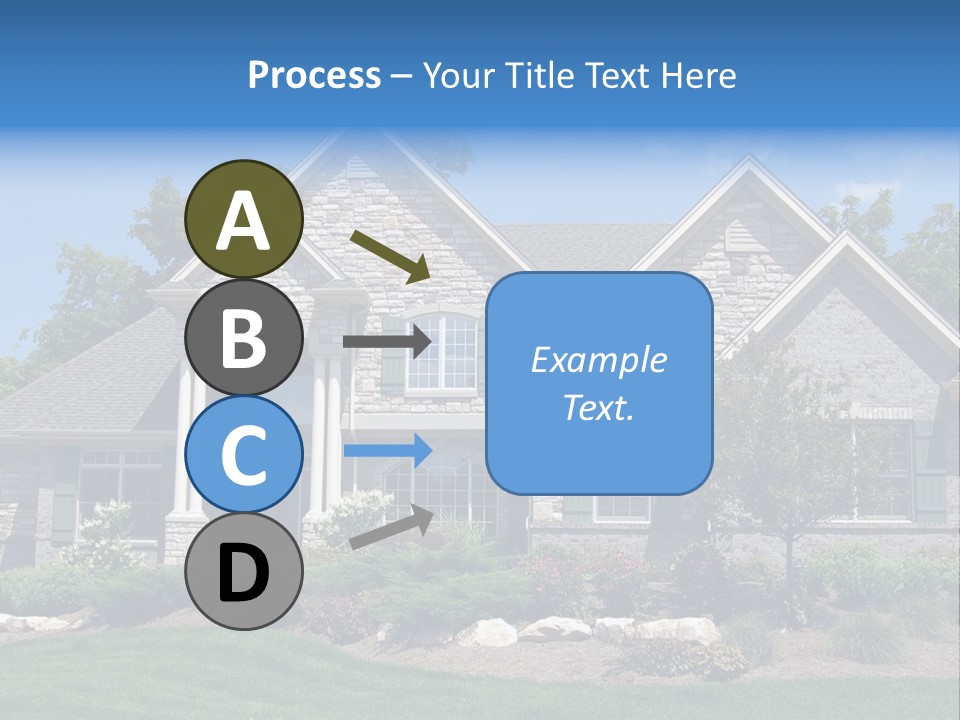 Beautiful Home In A New Development. Great For Real Estate Websites Or Ads. PowerPoint Template