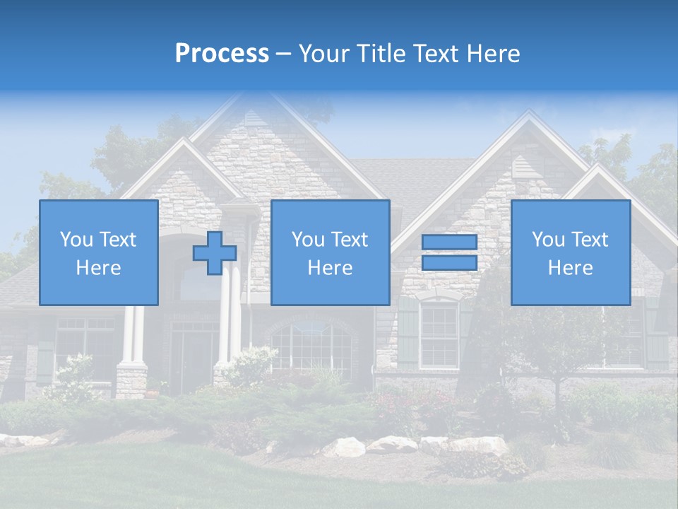 Beautiful Home In A New Development. Great For Real Estate Websites Or Ads. PowerPoint Template