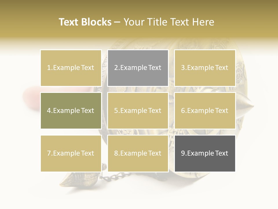 Prayer Wheels Isolated In White PowerPoint Template