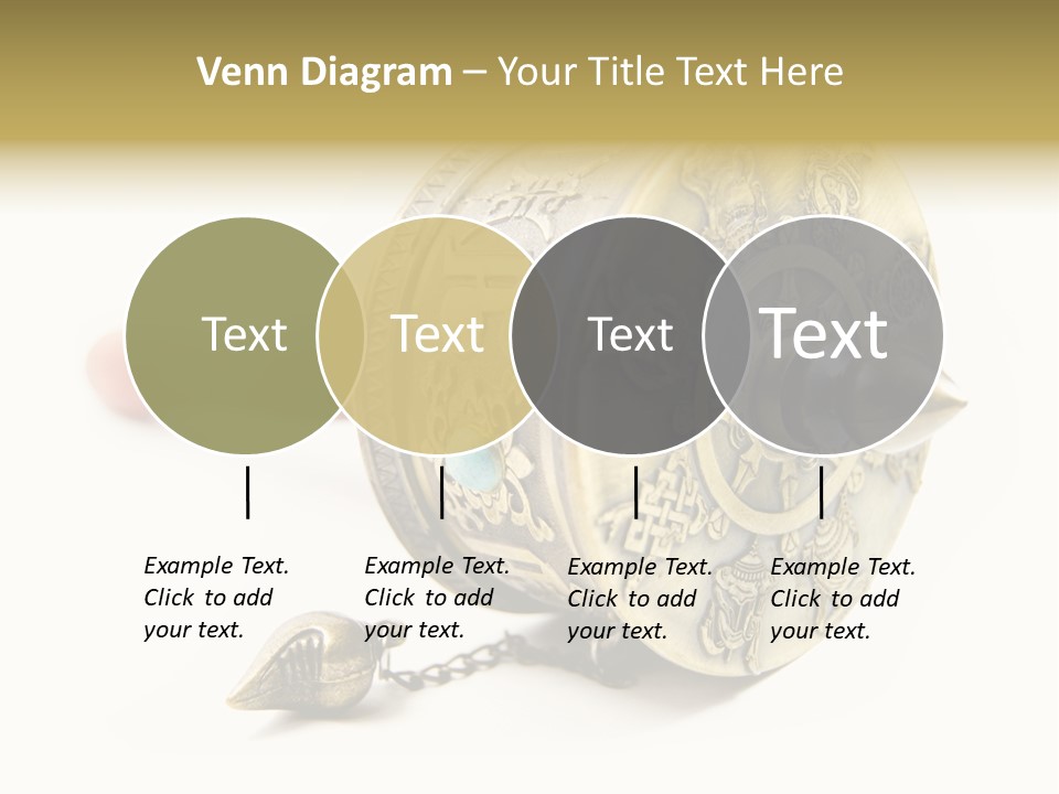 Prayer Wheels Isolated In White PowerPoint Template