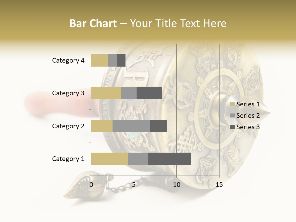 Prayer Wheels Isolated In White PowerPoint Template