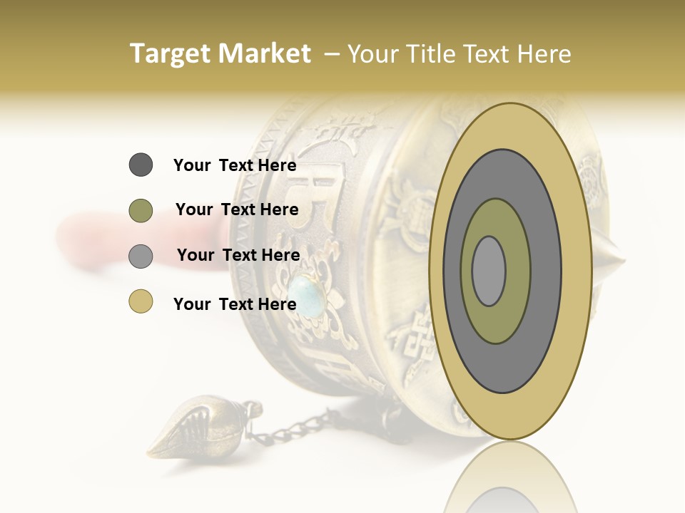 Prayer Wheels Isolated In White PowerPoint Template