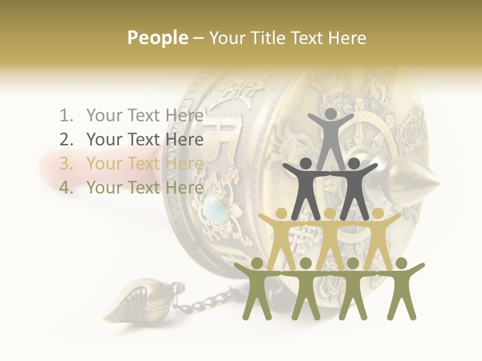 Prayer Wheels Isolated In White PowerPoint Template