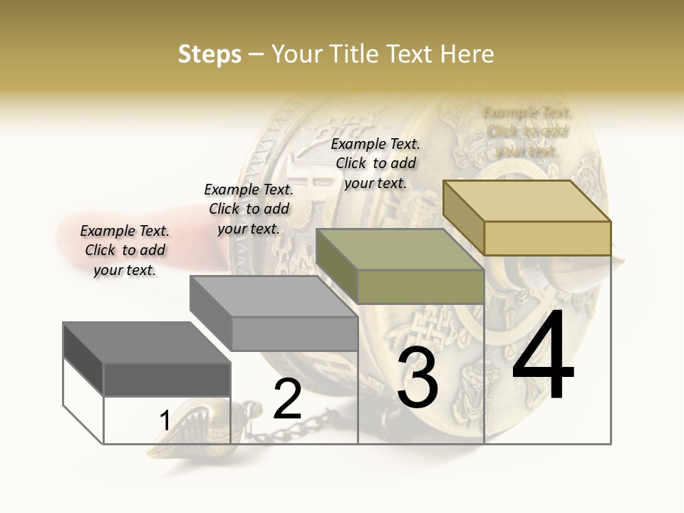 Prayer Wheels Isolated In White PowerPoint Template