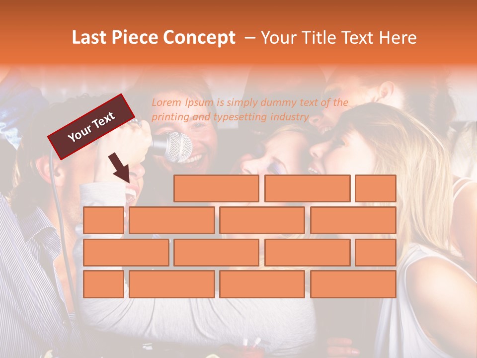 Serious Bulldog On The Florence Street. PowerPoint Template