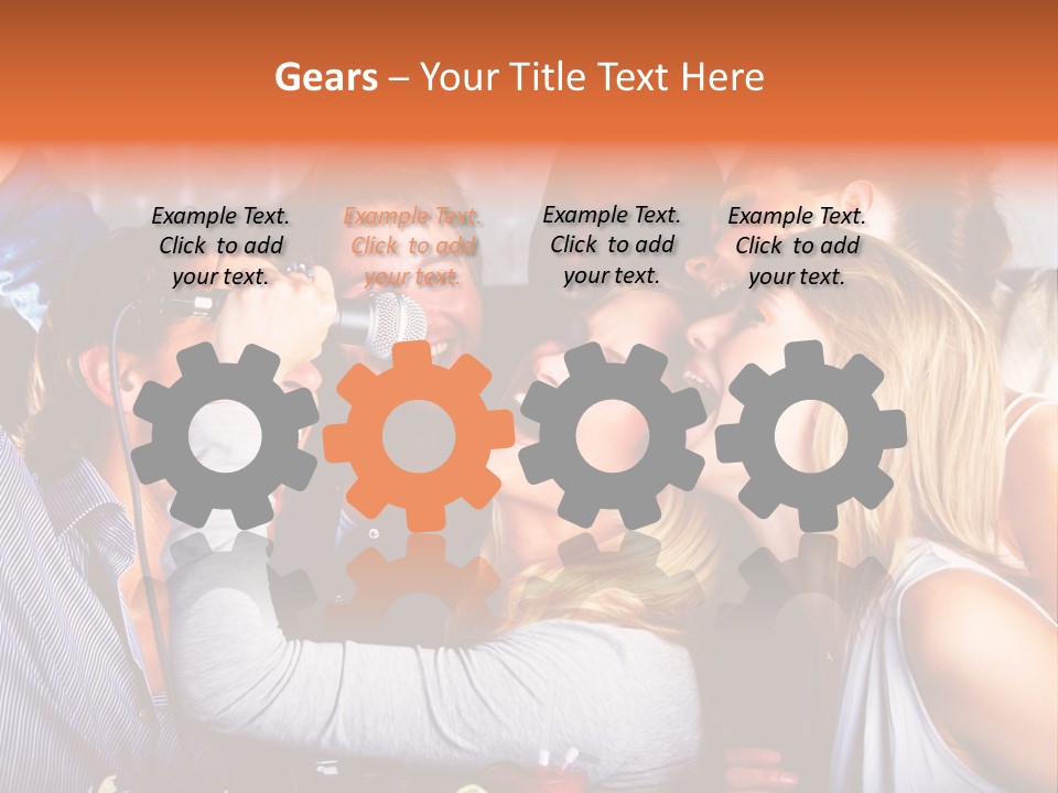 Serious Bulldog On The Florence Street. PowerPoint Template