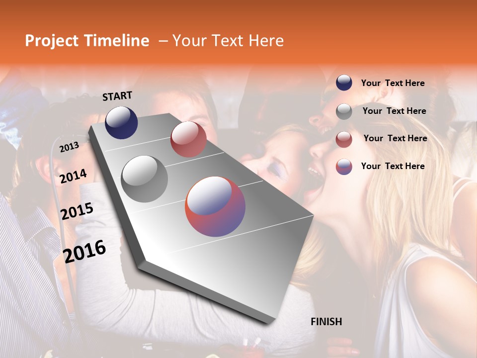 Serious Bulldog On The Florence Street. PowerPoint Template