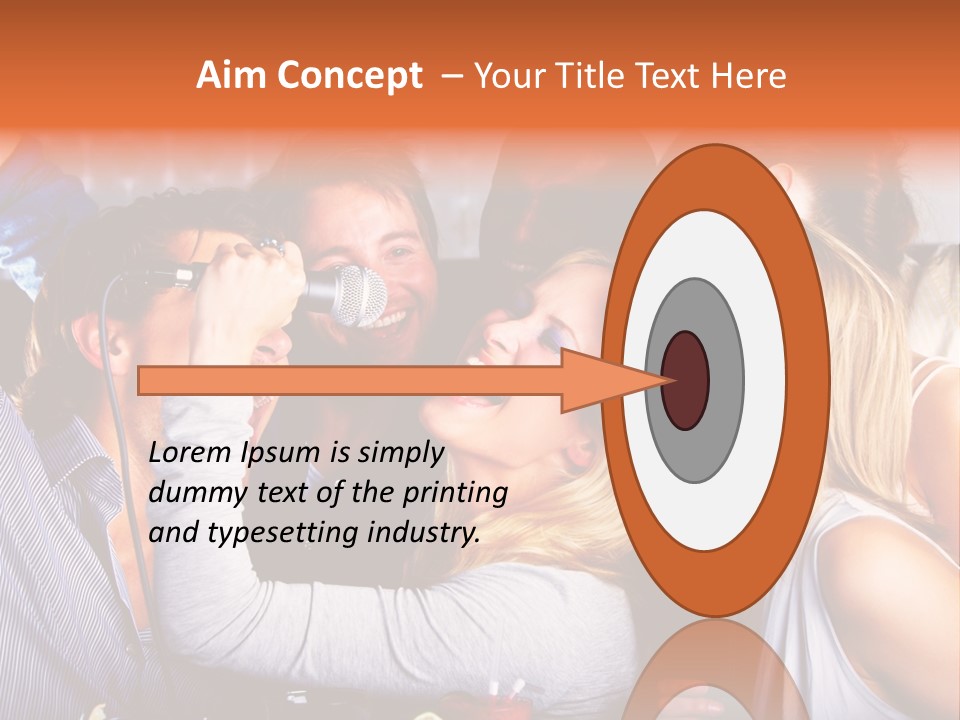 Serious Bulldog On The Florence Street. PowerPoint Template