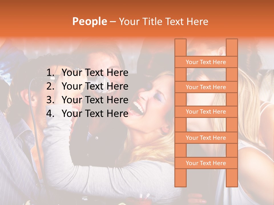 Serious Bulldog On The Florence Street. PowerPoint Template