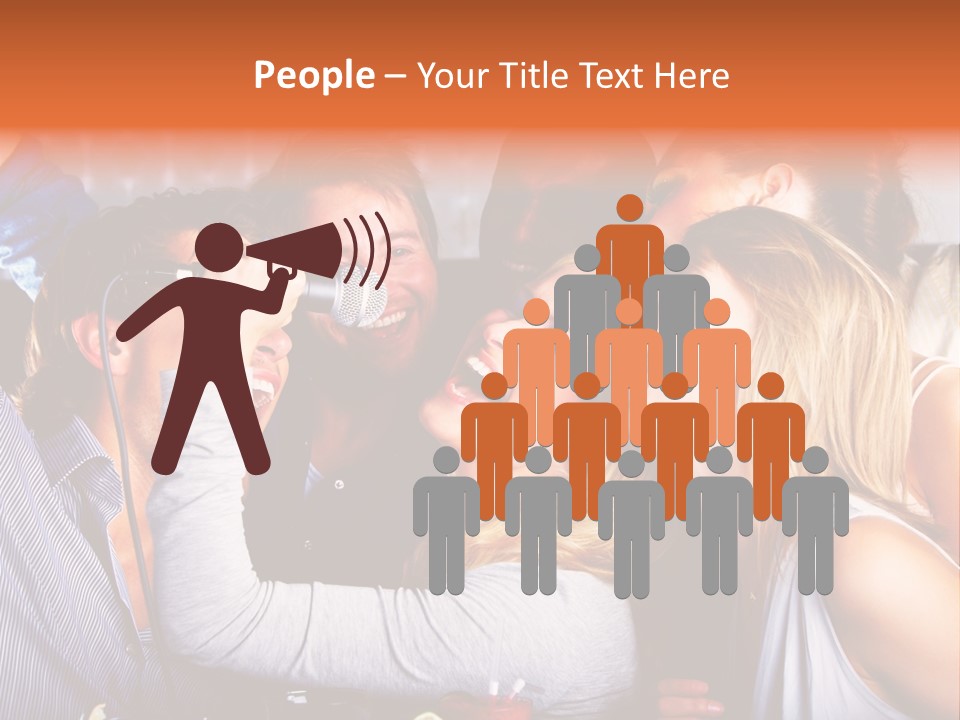 Serious Bulldog On The Florence Street. PowerPoint Template