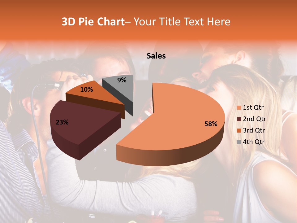 Serious Bulldog On The Florence Street. PowerPoint Template