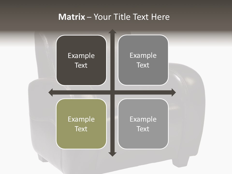 Leather Chair PowerPoint Template
