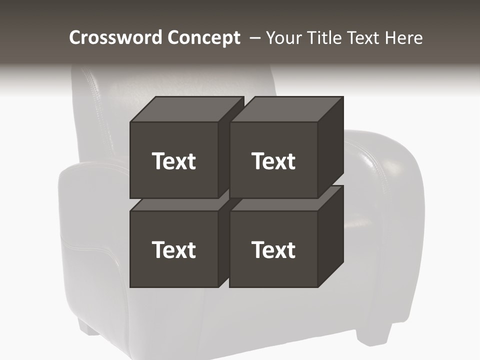 Leather Chair PowerPoint Template