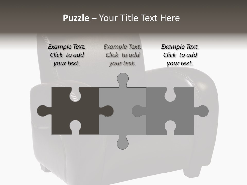 Leather Chair PowerPoint Template