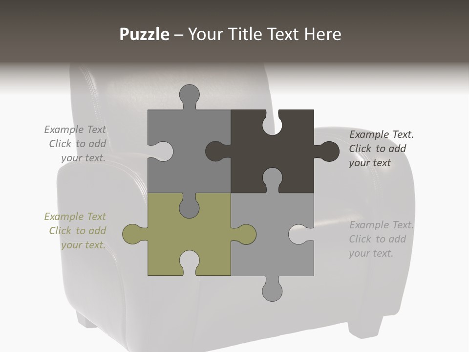 Leather Chair PowerPoint Template