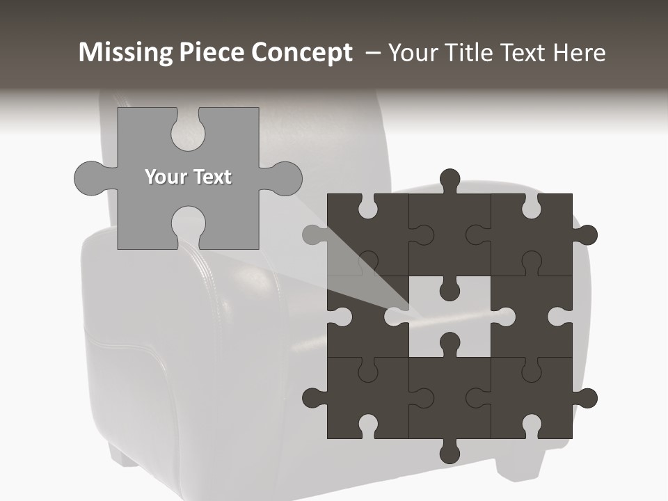 Leather Chair PowerPoint Template