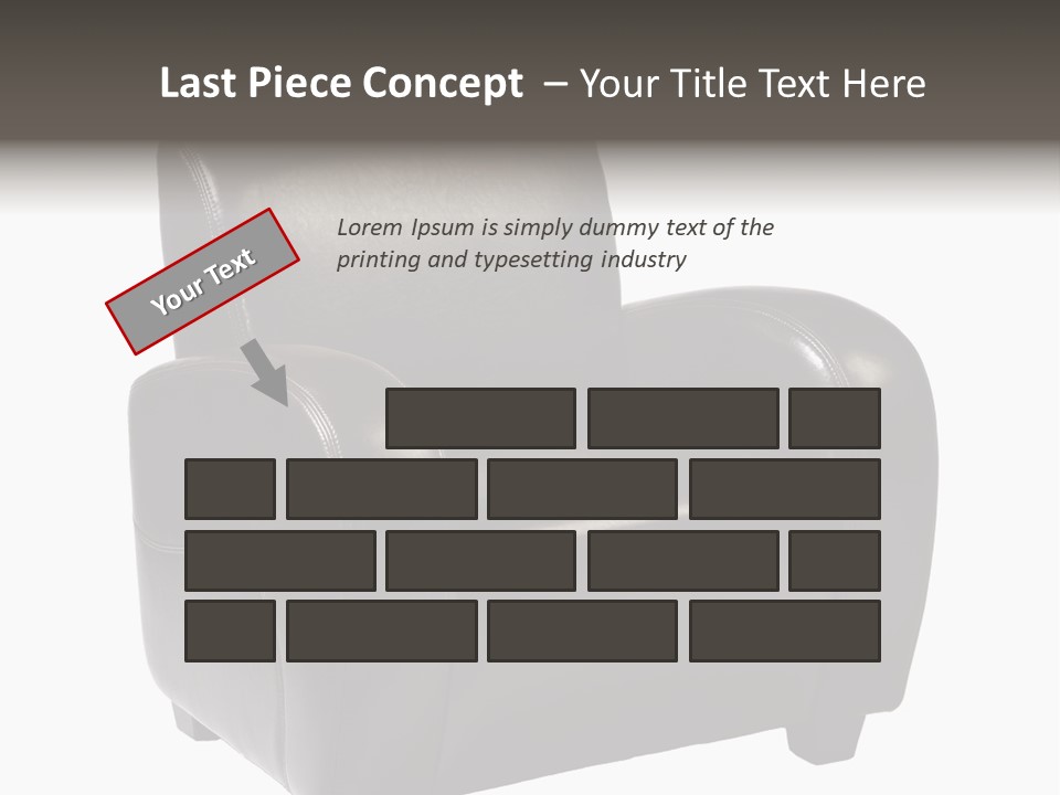 Leather Chair PowerPoint Template