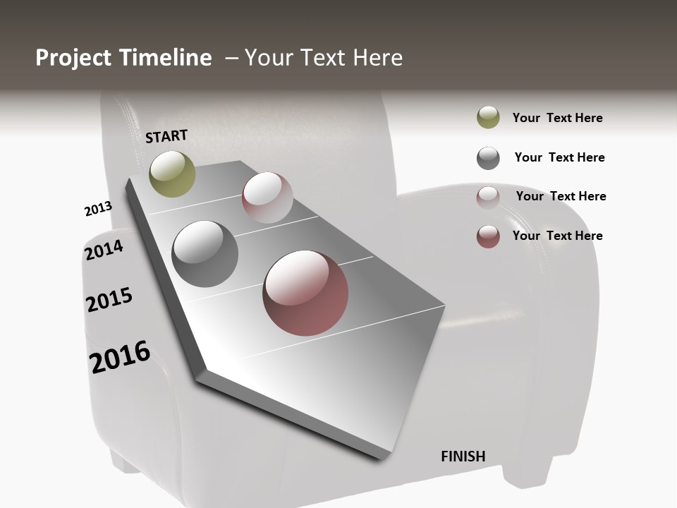 Leather Chair PowerPoint Template