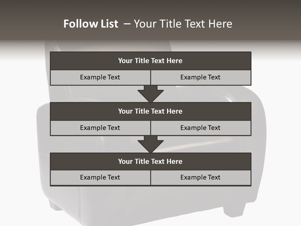 Leather Chair PowerPoint Template