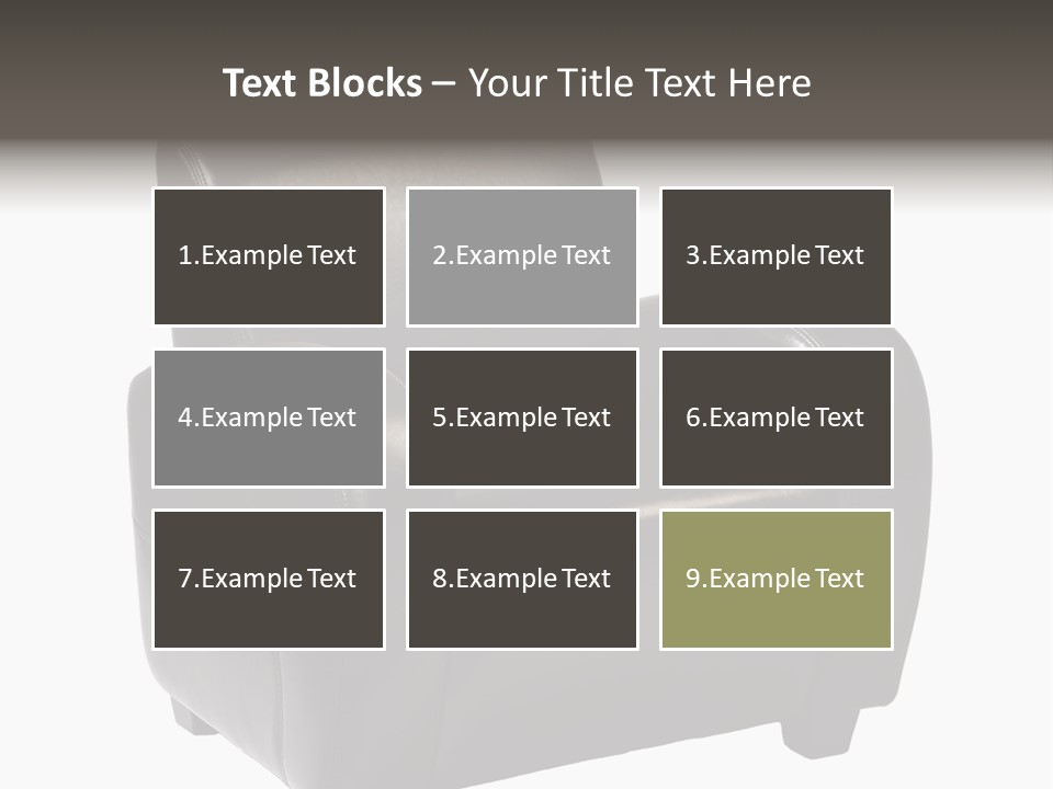 Leather Chair PowerPoint Template