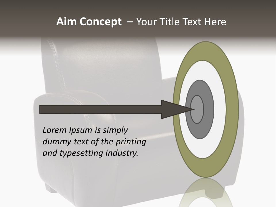 Leather Chair PowerPoint Template