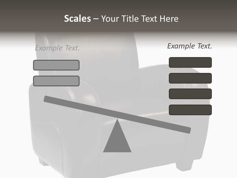 Leather Chair PowerPoint Template