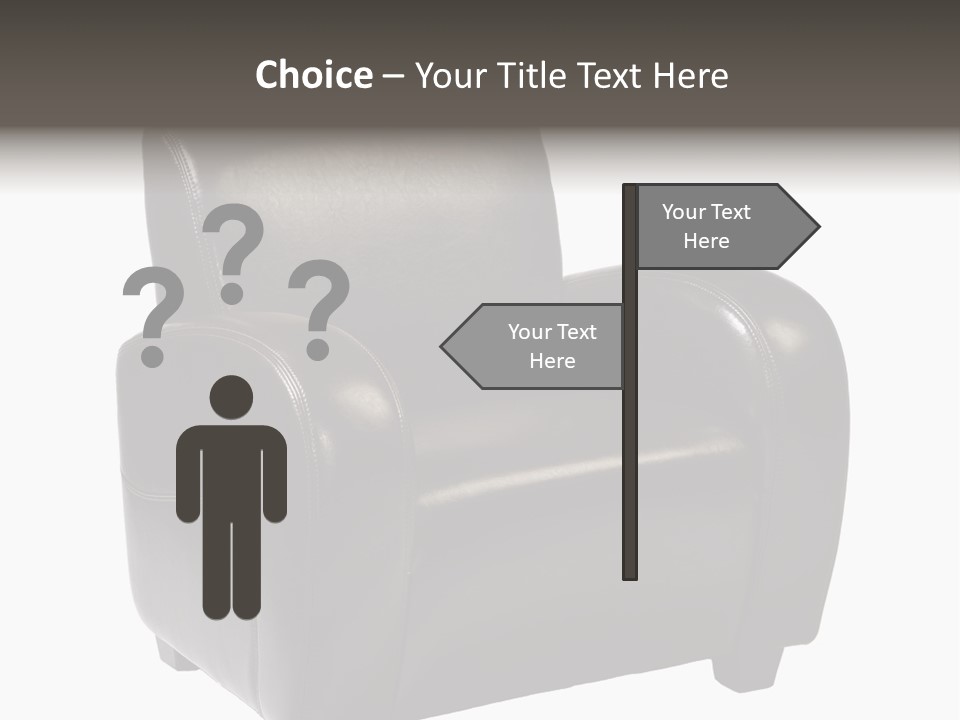 Leather Chair PowerPoint Template