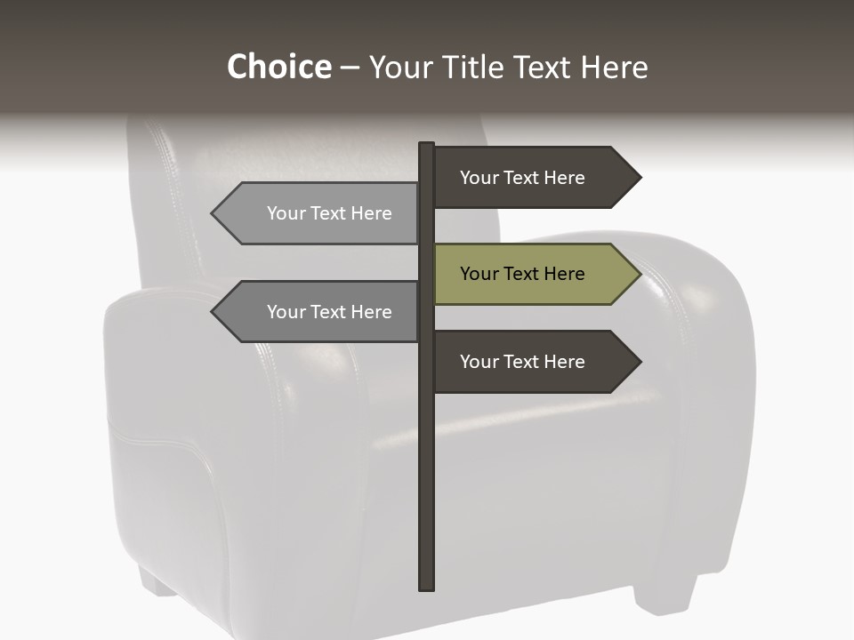 Leather Chair PowerPoint Template