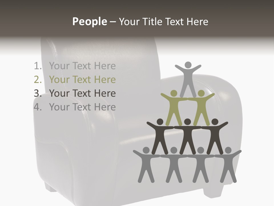 Leather Chair PowerPoint Template