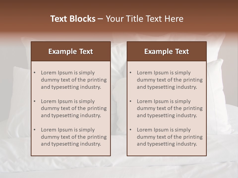 Pillows PowerPoint Template