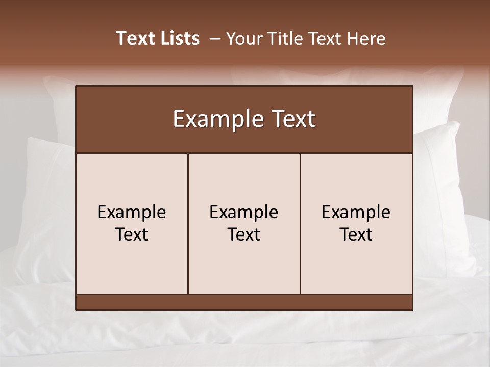 Pillows PowerPoint Template