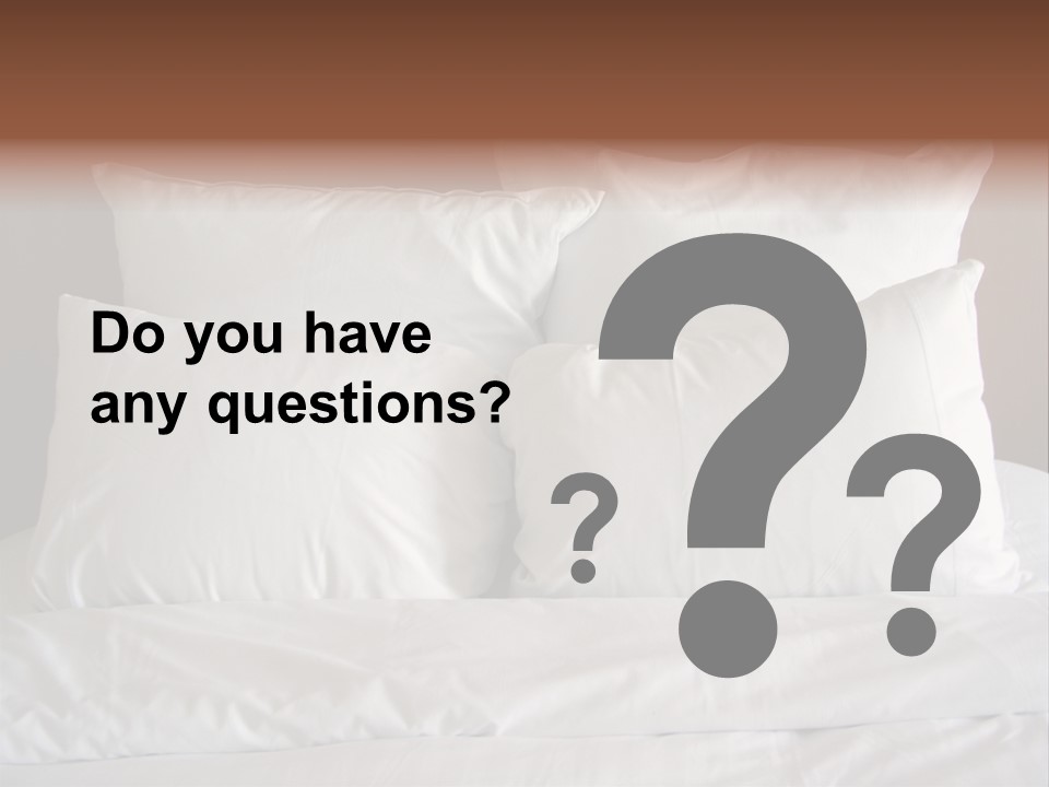 Pillows PowerPoint Template