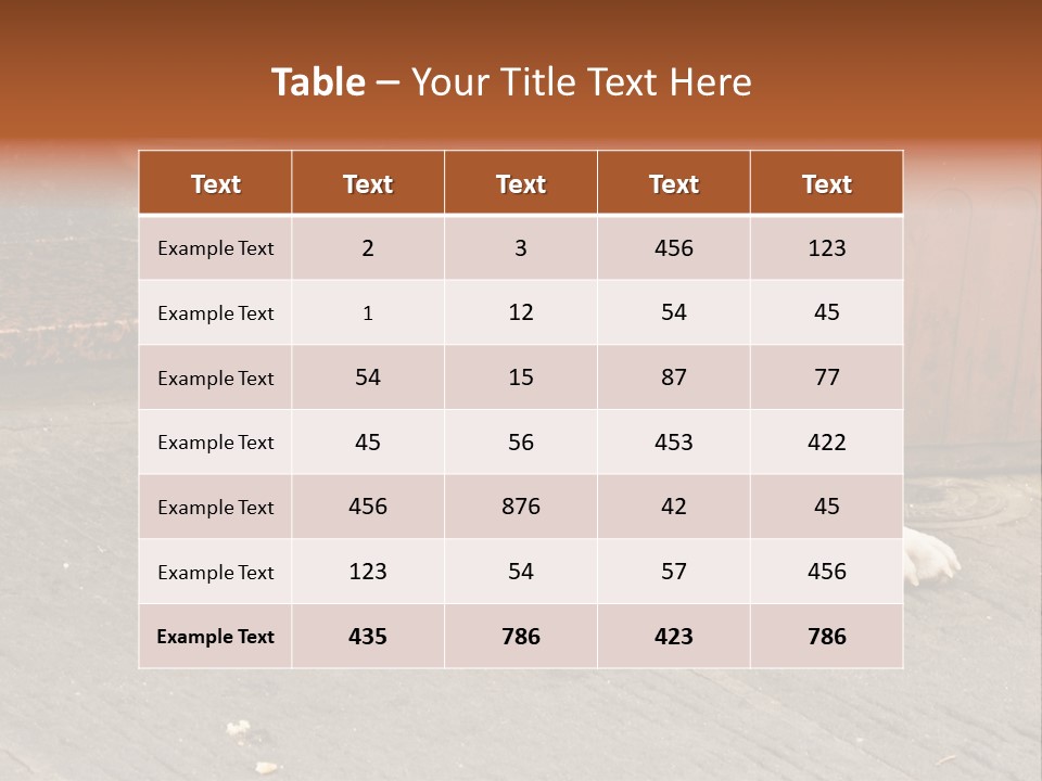 Serious Bulldog On The Florence Street. PowerPoint Template