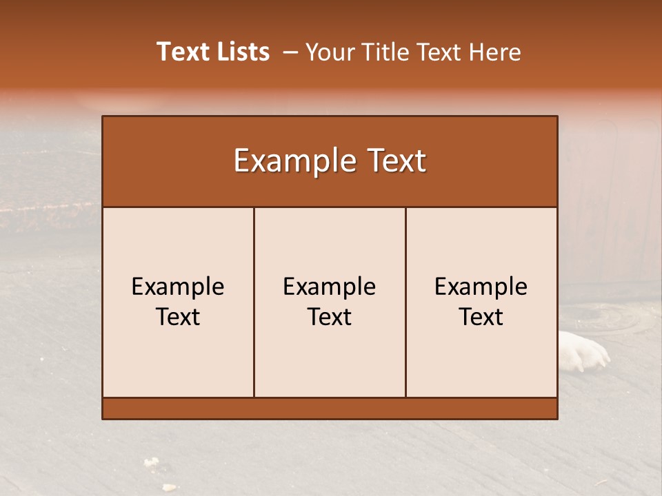 Serious Bulldog On The Florence Street. PowerPoint Template