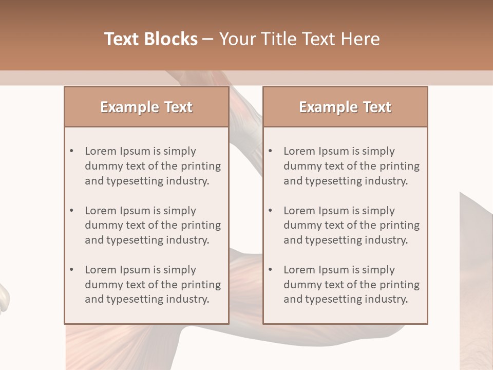 A Medical Powerpoint Presentation With Muscles And Bones PowerPoint Template
