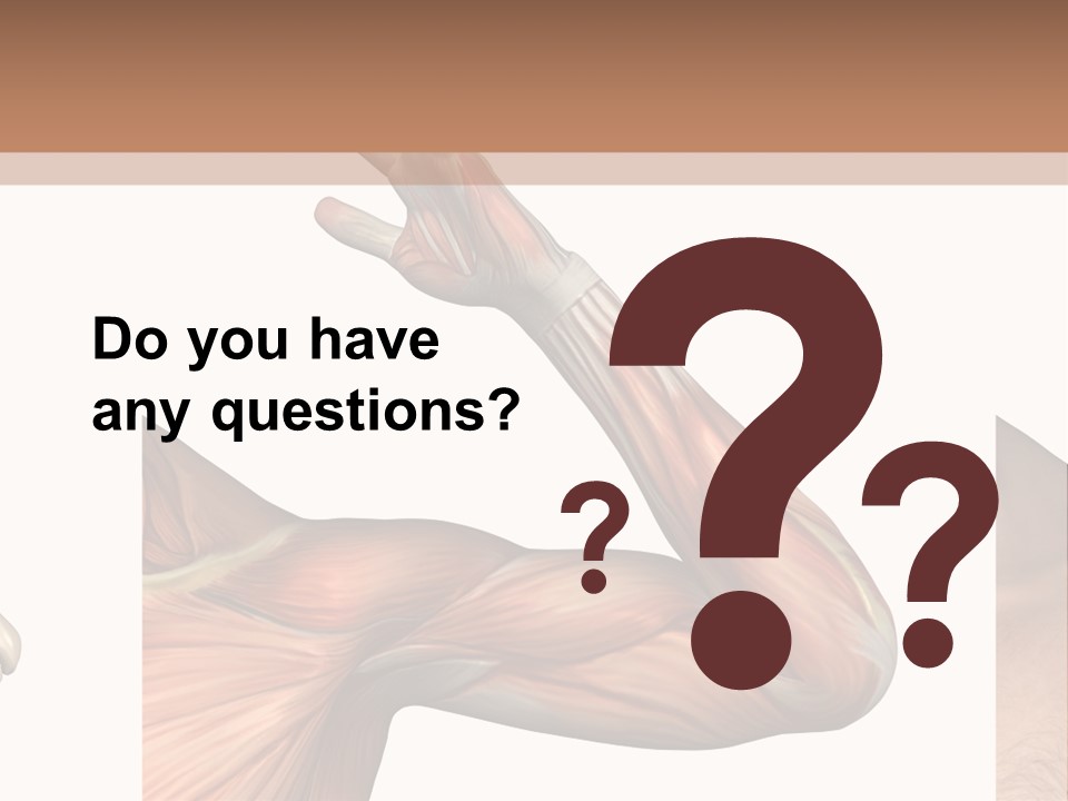 A Medical Powerpoint Presentation With Muscles And Bones PowerPoint Template