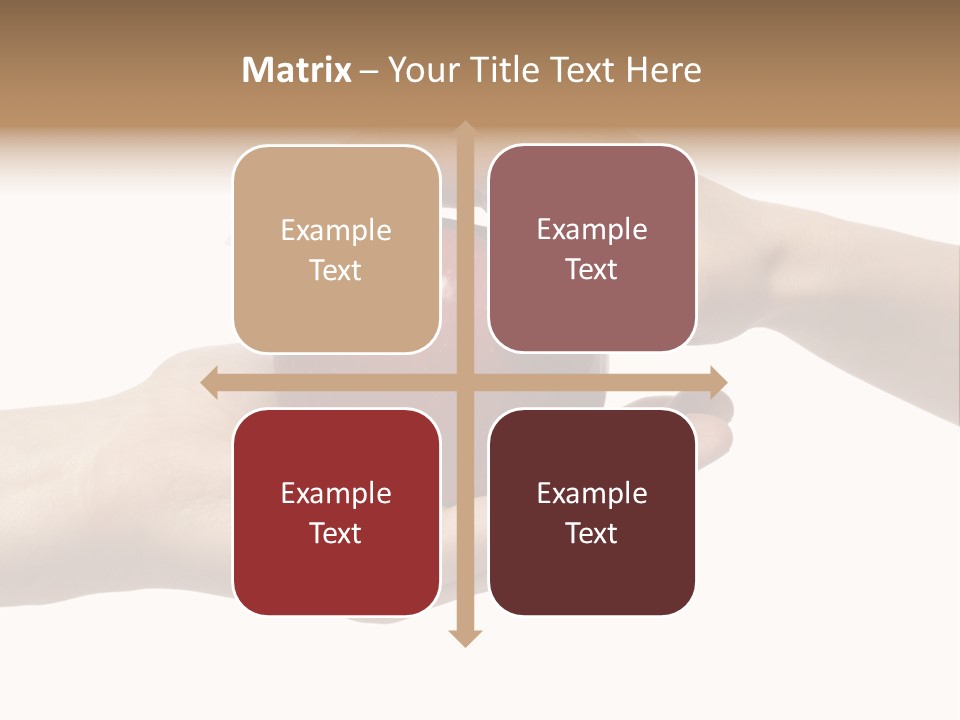 Mans Hand Is Giving An Apple To The Women Hand. PowerPoint Template