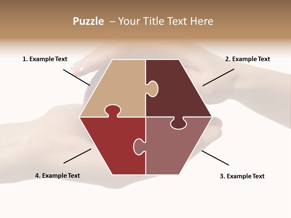 Mans Hand Is Giving An Apple To The Women Hand. PowerPoint Template