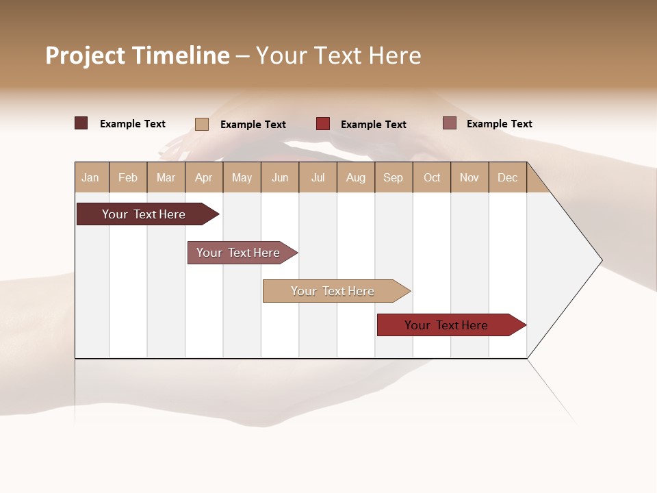 Mans Hand Is Giving An Apple To The Women Hand. PowerPoint Template