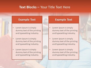 A Pretty Librarian In Her Wheelchair Shelving Books. PowerPoint Template