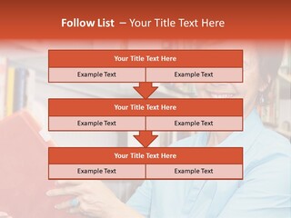 A Pretty Librarian In Her Wheelchair Shelving Books. PowerPoint Template