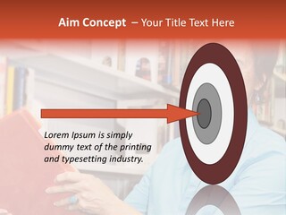 A Pretty Librarian In Her Wheelchair Shelving Books. PowerPoint Template