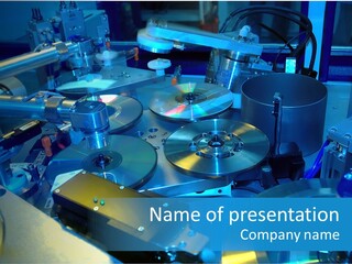 Manufacture Equipment Lab PowerPoint Template
