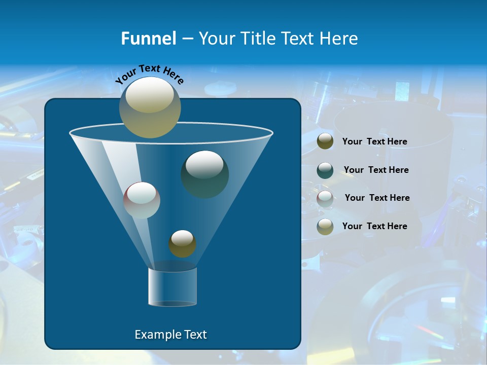Manufacture Equipment Lab PowerPoint Template