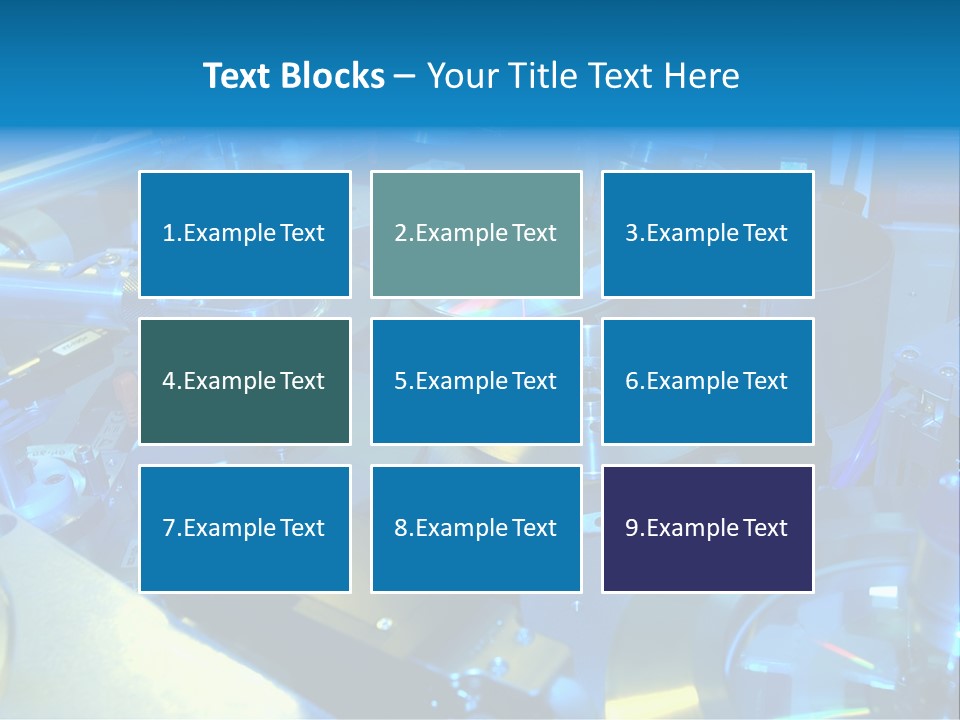 Manufacture Equipment Lab PowerPoint Template