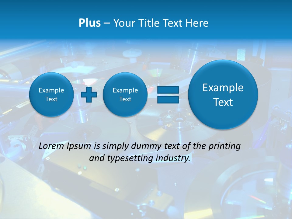 Manufacture Equipment Lab PowerPoint Template